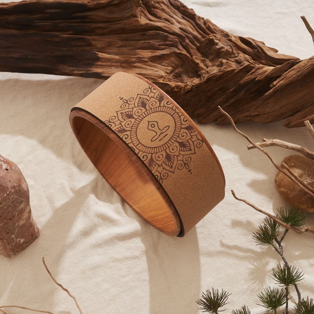 Eco Yoga 软木瑜伽轮 - 运动/健身用品 - 软木/水松木 