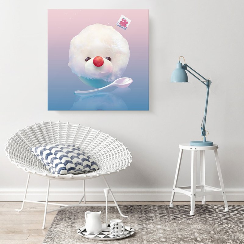 Smile Pup 插画复制画 冰淇淋时刻 - 海报/装饰画/版画 - 其他材质 蓝色