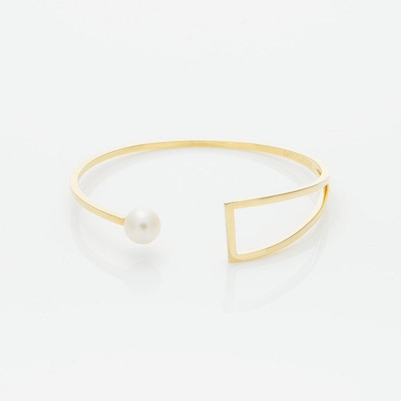 独特简约 / Brenda cuff - 手链/手环 - 其他金属 金色