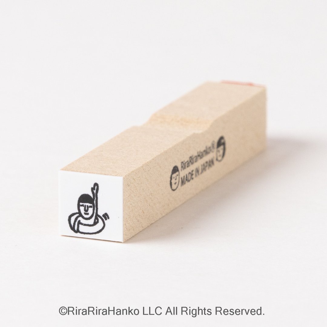 【游泳/泳池】行程印章*10mm方*R105 - 印章/印台 - 木头 