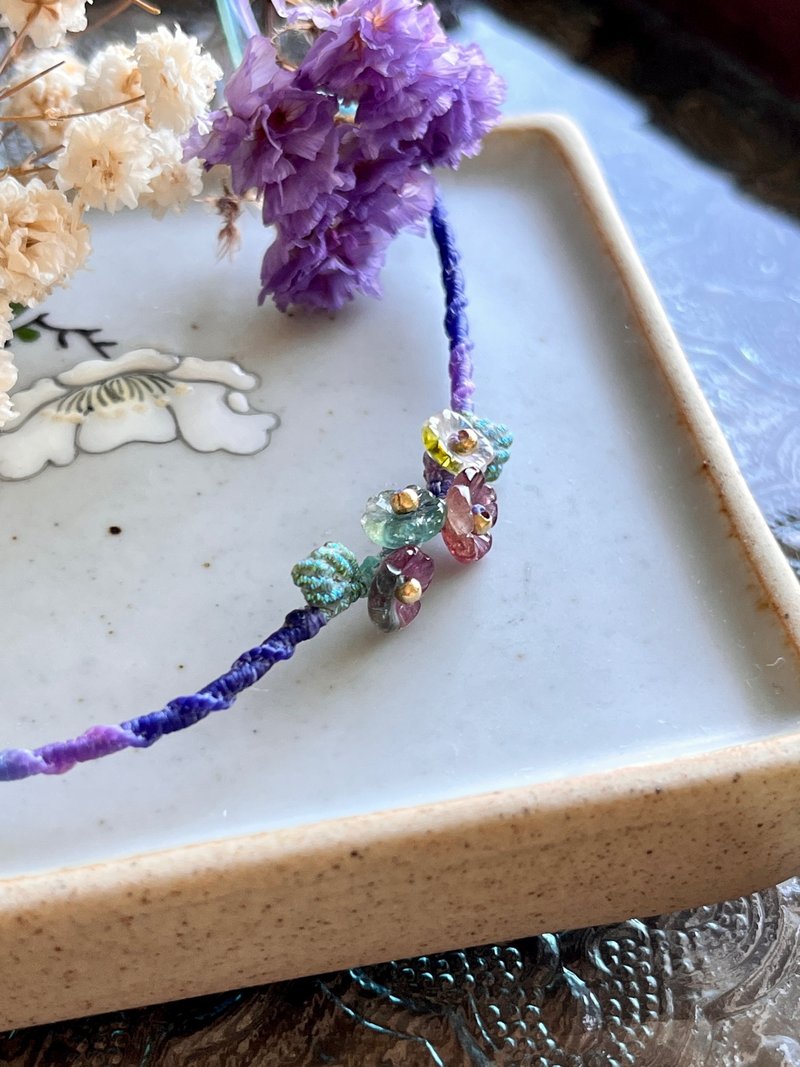 九重紫系列-碧玺设计手环 - 手链/手环 - 玉石 紫色