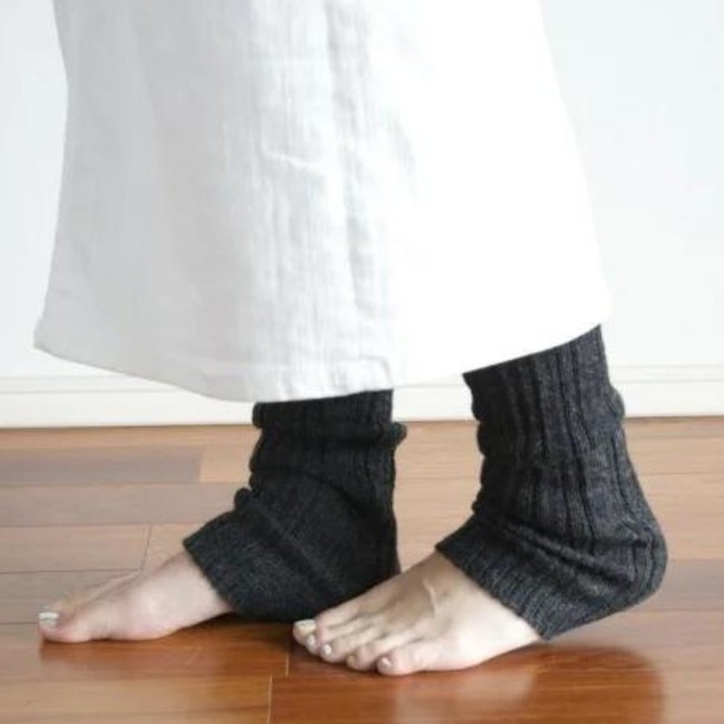 顶级羊驼绒 leg warmer 深灰色 - 女士内衣裤 - 环保材料 灰色