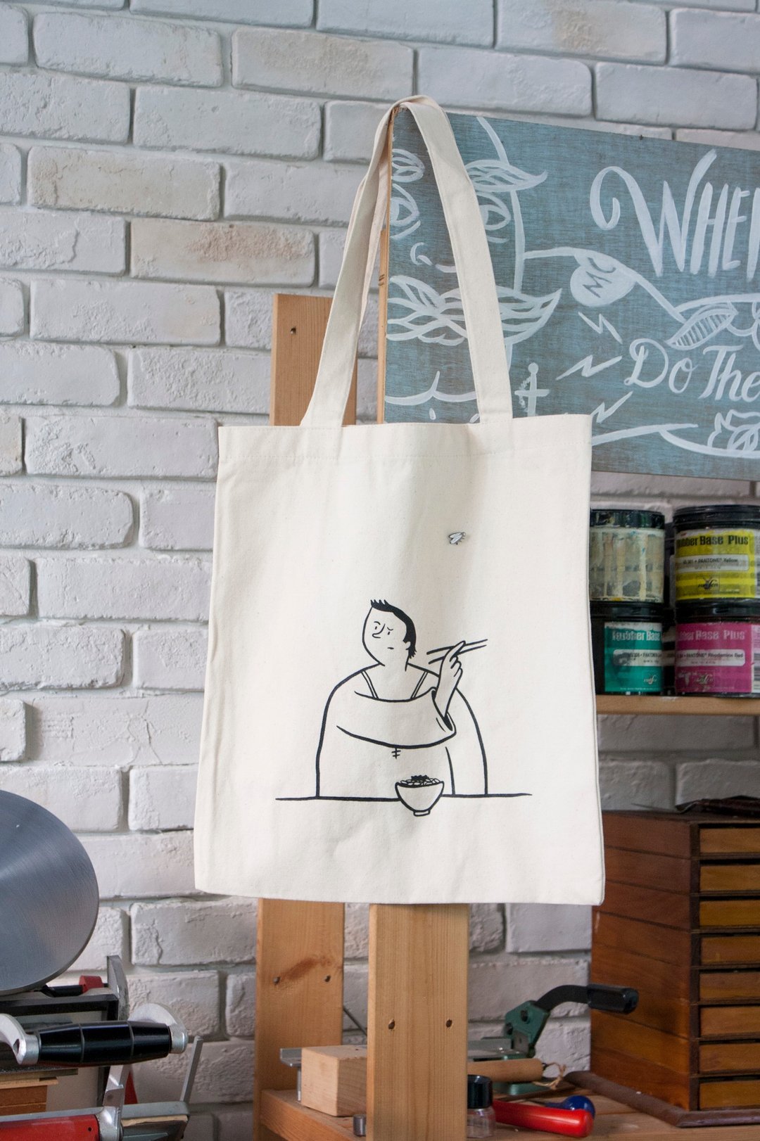 Pesky Fly Tote Bag - 手提包/手提袋 - 其他材质 