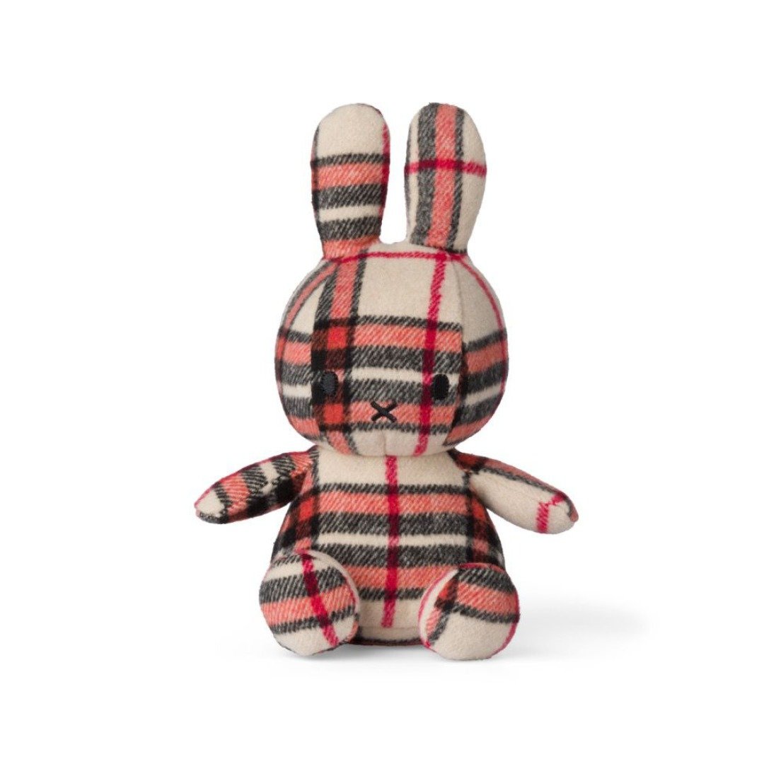 荷兰 Bon Ton Toys | Miffy 米飞兔 格纹娃娃 米色 33cm - 玩偶/公仔 - 其他材质 卡其色