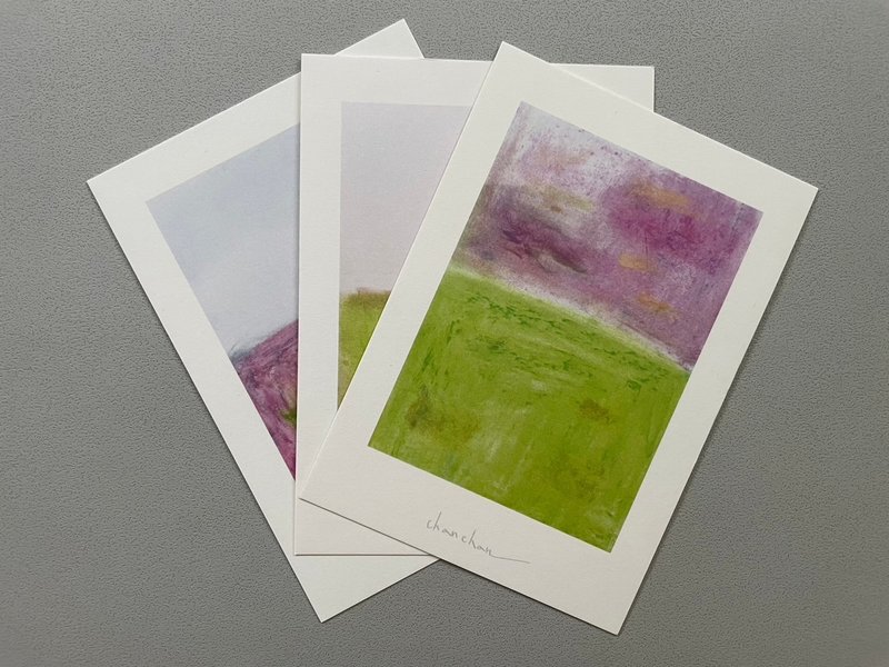 Postcards:  那一阵风 (3 in1) - 卡片/明信片 - 纸 