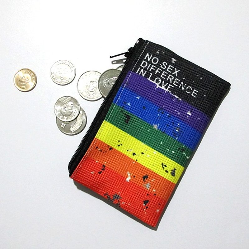 彩虹零钱包 收纳包 化妆 万用 Rainbow - 零钱包 - 其他材质 多色