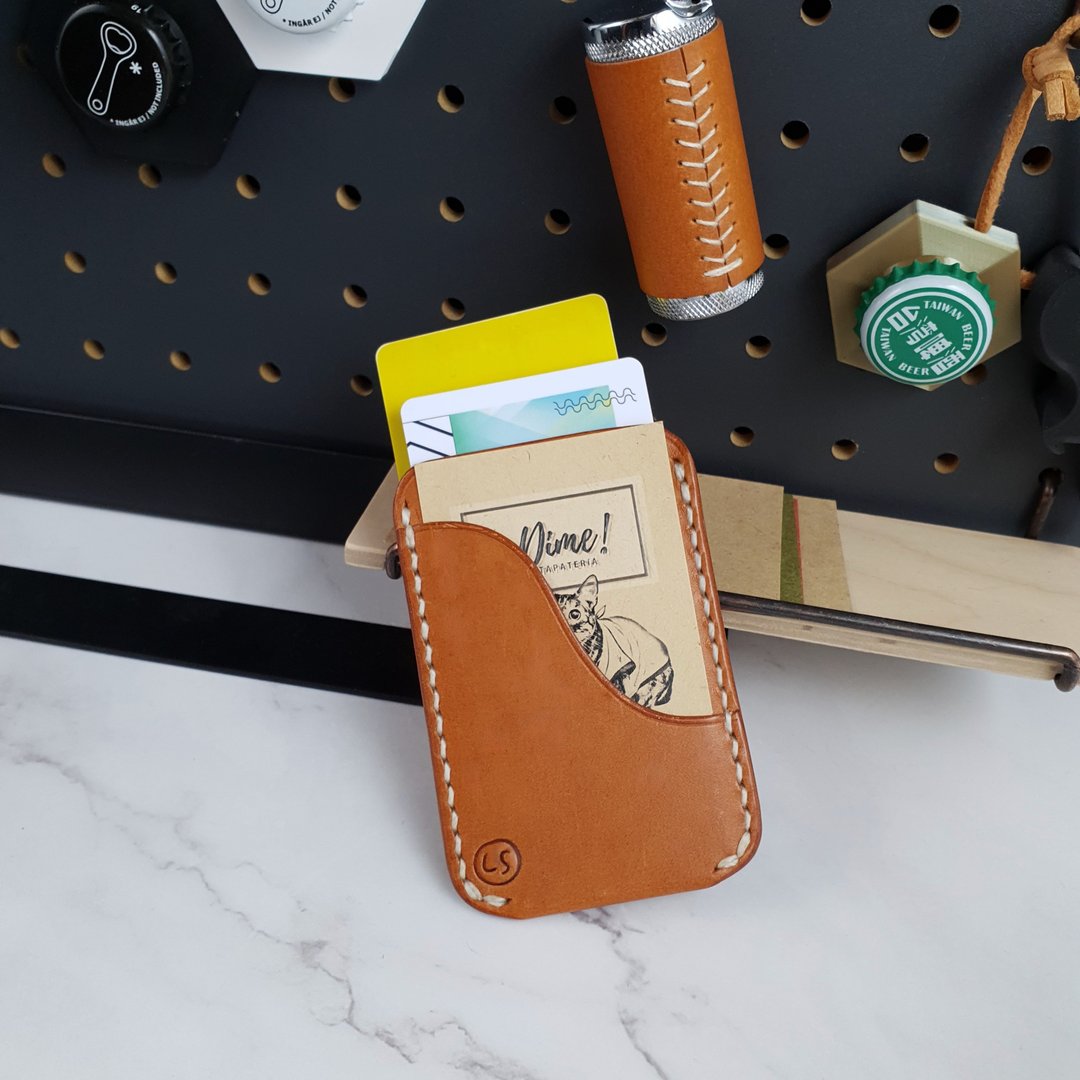 【LS Leatherworks】卡片夹 - 证件套/卡套 - 真皮 咖啡色