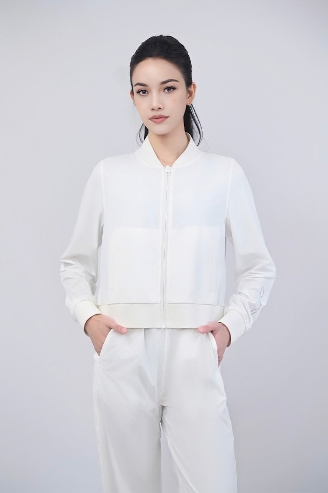 Zen Bomber Jacket - 女装运动衣 - 其他材质 