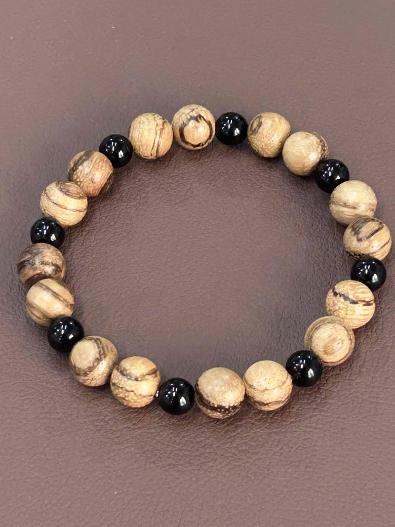 念珠 淡雅幽香 沉香护身手链 - 手链/手环 - 木头 