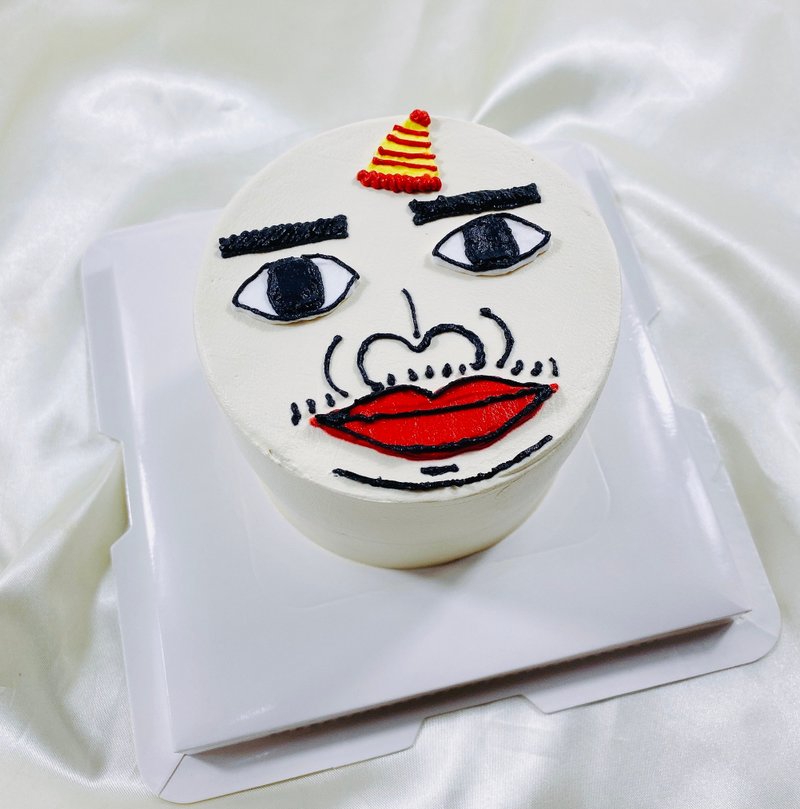 帅过了头 生日蛋糕 定制 造型 父亲节 男友款 情人节4 6 8寸 宅配 - 蛋糕/甜点 - 新鲜食材 橘色