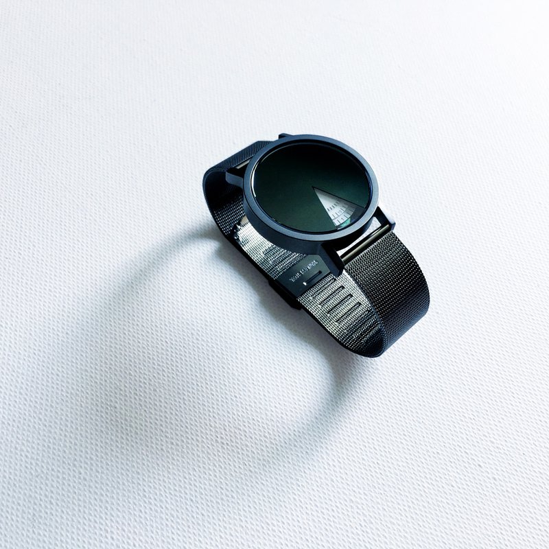 POINT IN TIME【独处 Solitude 】 极简 金属 40mm Watch 手表 - 对表/情侣表 - 其他金属 黑色