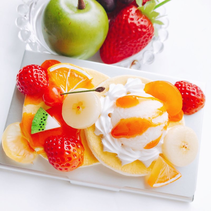 名片夹,卡片夹,卡片盒,仿真甜点,香蕉,仿真食物,聚合物 - 其他 - 粘土 多色