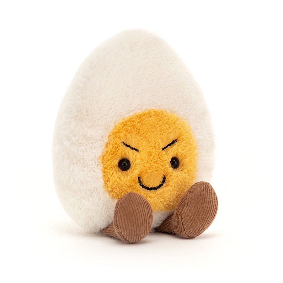 Boiled Egg Cheeky 约14厘米 - 玩偶/公仔 - 聚酯纤维 白色