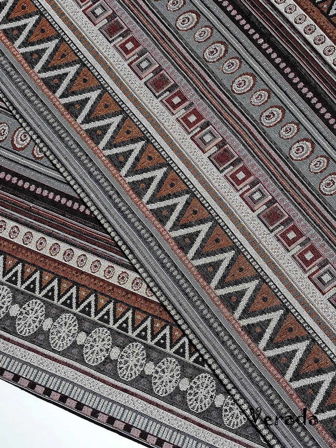 Multi-color Tribal Fabric Thai Woven Fabric Craft Supplies Textile 1/2 yard - 编织/刺绣/羊毛毡/裁缝 - 其他材质 