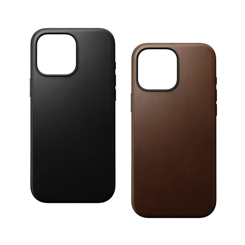NOMAD iPhone 16 Pro Max 6.9-摩登Classic皮革保护壳 - 手机壳/手机套 - 真皮 咖啡色