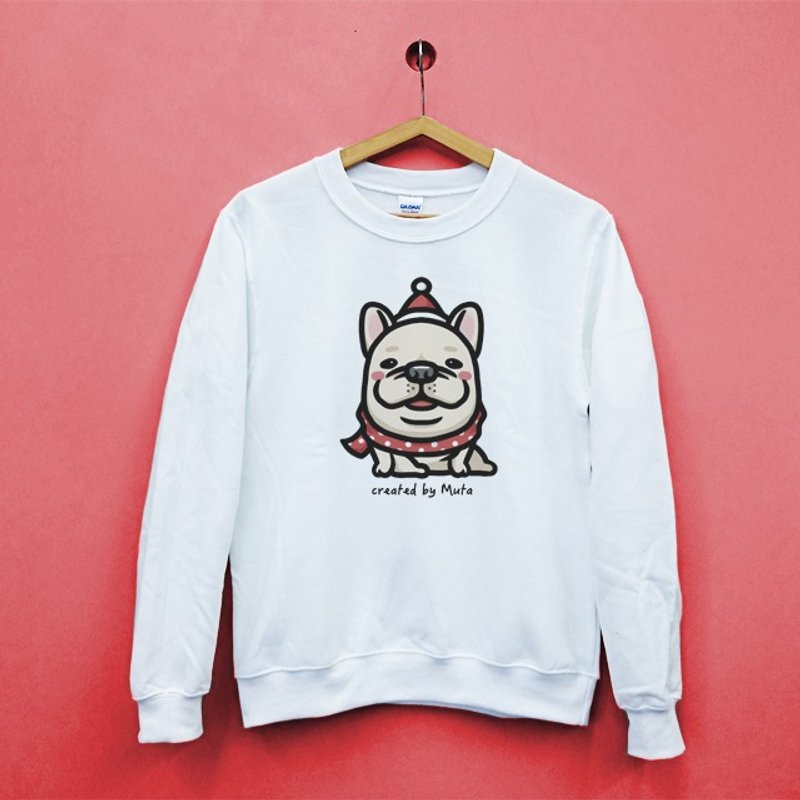 圣诞节 XMAS法斗 美国GILDAN棉柔质感 大学T - 中性连帽卫衣/T 恤 - 棉．麻 