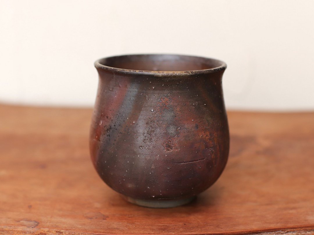 Bizen ware hot water only (Large) y6-030 - 茶具/茶杯 - 陶 咖啡色