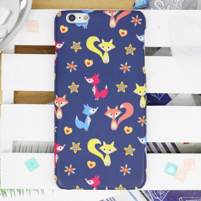 可爱狐狸动物磨砂手机壳硬壳 iPhone XS Zenfone 5 Sony XZ1 XZ2 - 手机壳/手机套 - 塑料 多色