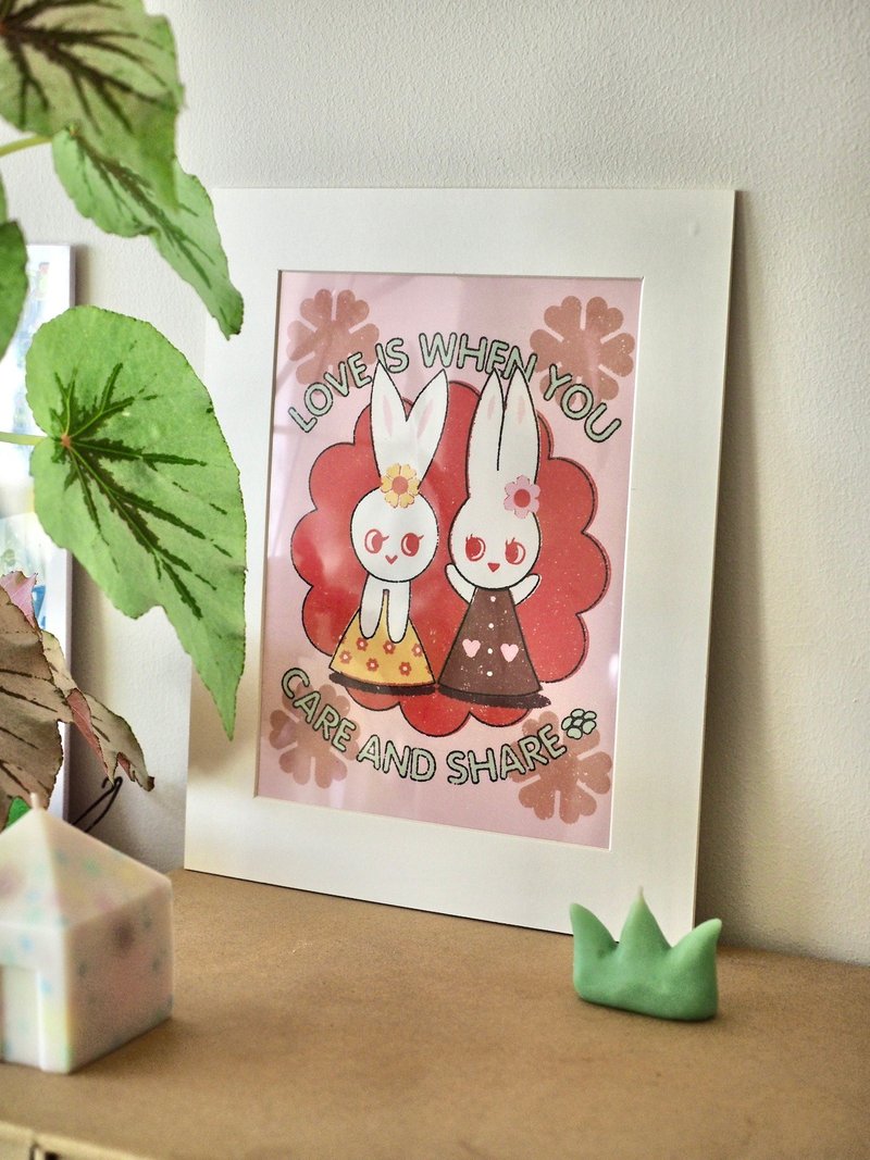 富富SP艺术微喷画致小小的你 原创艺术微喷画 附卡纸画框 - 海报/装饰画/版画 - 纸 