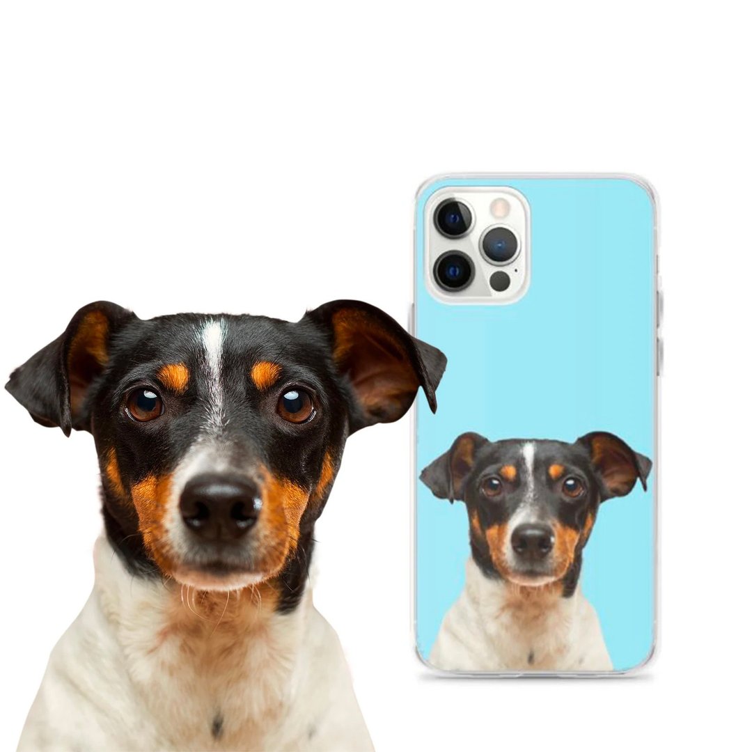 定制化手工宠物自画像手机壳 客制化手绘iPhone手机壳毛孩子肖像 - 手机壳/手机套 - 其他材质 多色