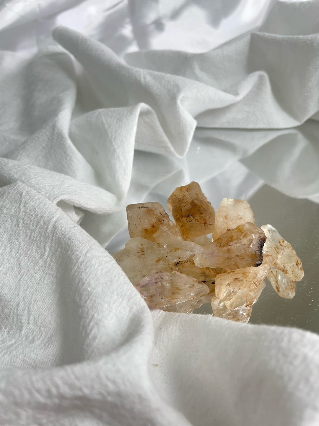 黑金超七 紫晶 发晶100g 原矿 原石 招财 - 其他 - 水晶 多色