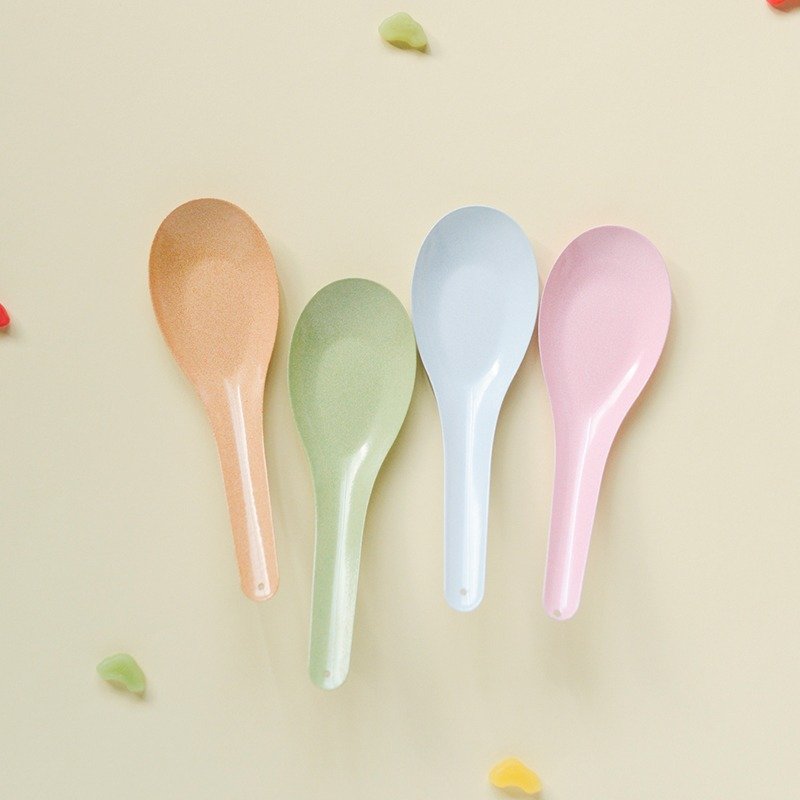 彩虹色汤匙(一组四色)2 - 餐刀/叉/匙组合 - 珐琅 多色