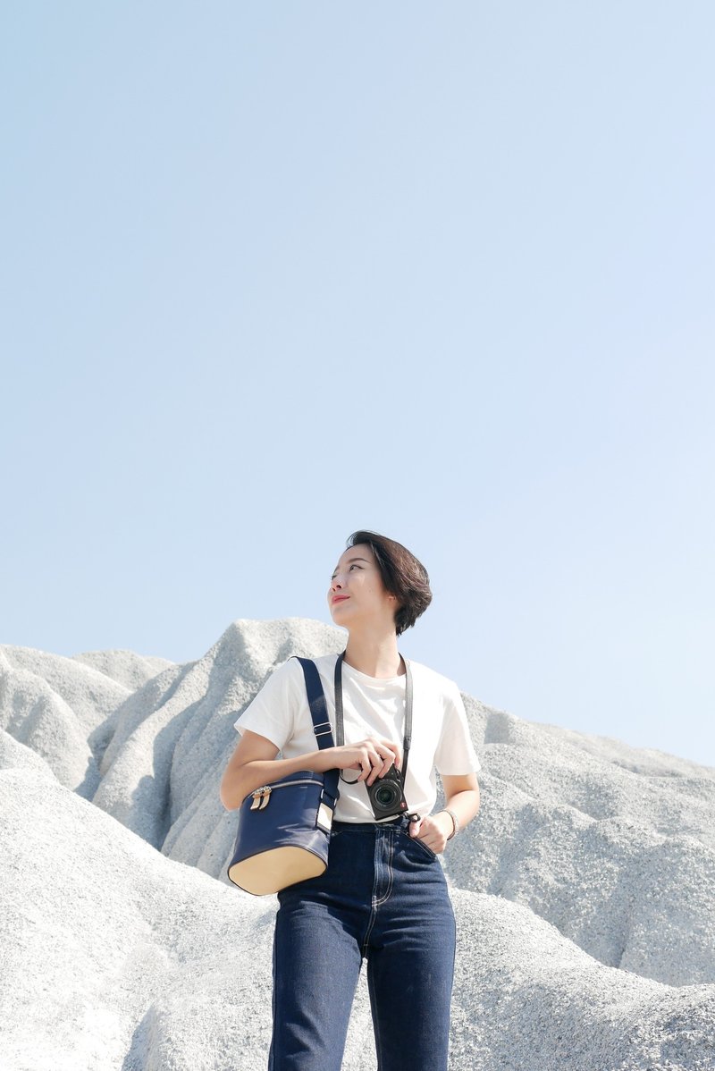 KIT bucket camera bag - Navy - 相机包/相机袋 - 聚酯纤维 蓝色