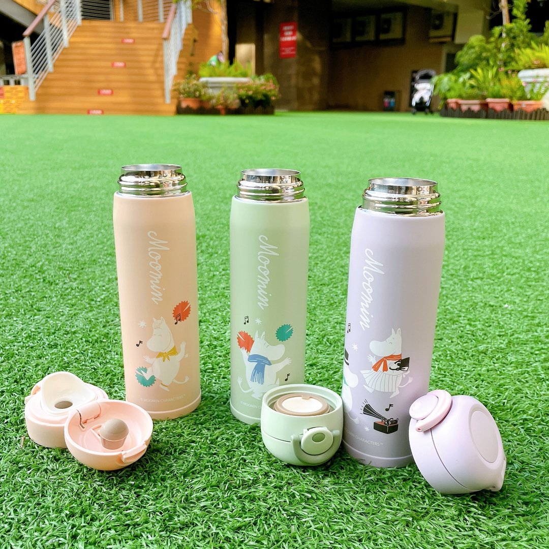 MOOMIN授权 | 马卡龙保温杯 500ml (粉/绿/紫) - 保温瓶/保温杯 - 不锈钢 