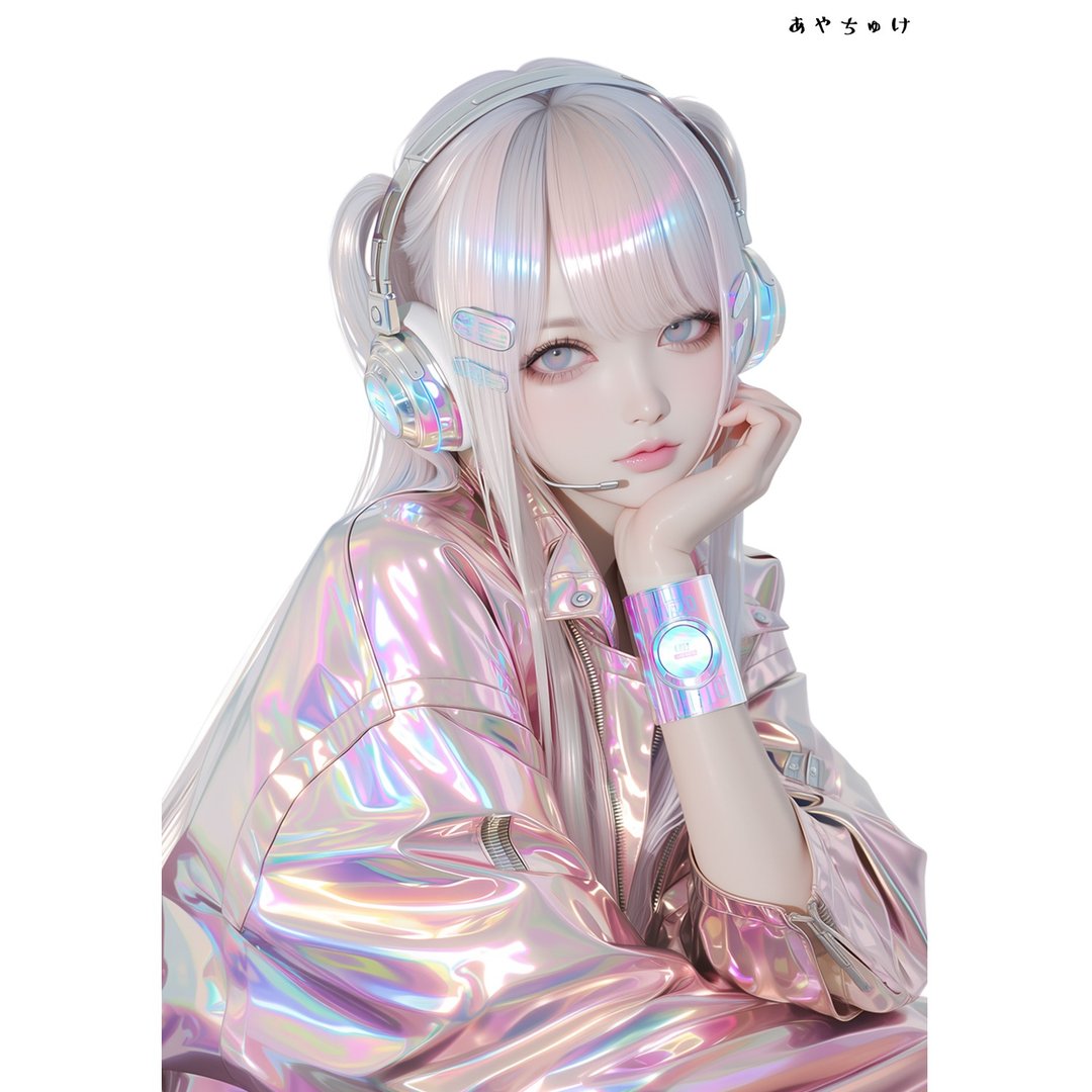【5 月新品 3】07-124-0177 人物贴纸 赛博庞克风格 - 贴纸 - 纸 