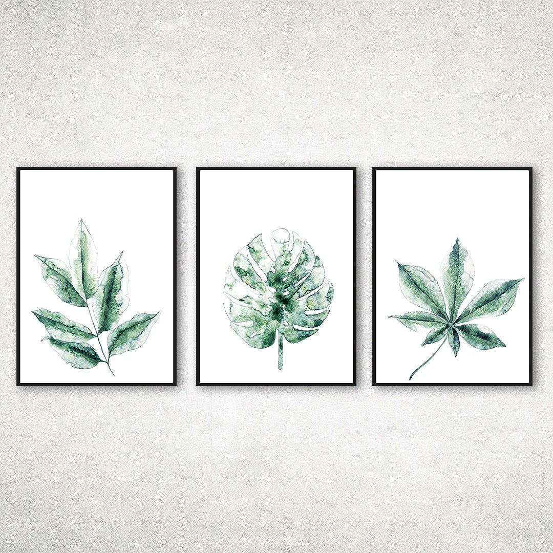 水彩打印植物墙艺术数字下载海报植物海报 - 其他数码设计 - 其他材质 