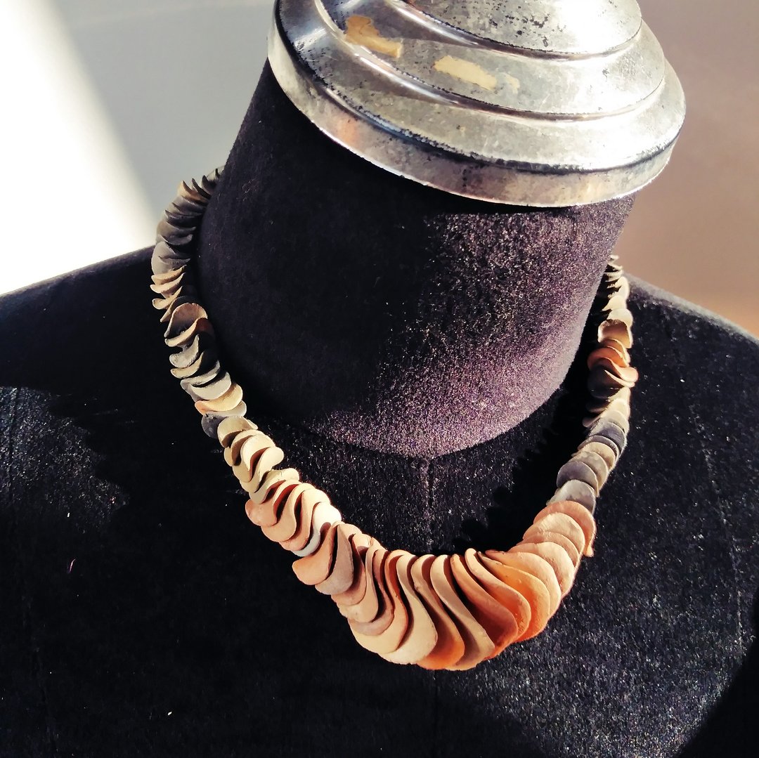 Handmade Clay Beads Necklace - 项链 - 陶 