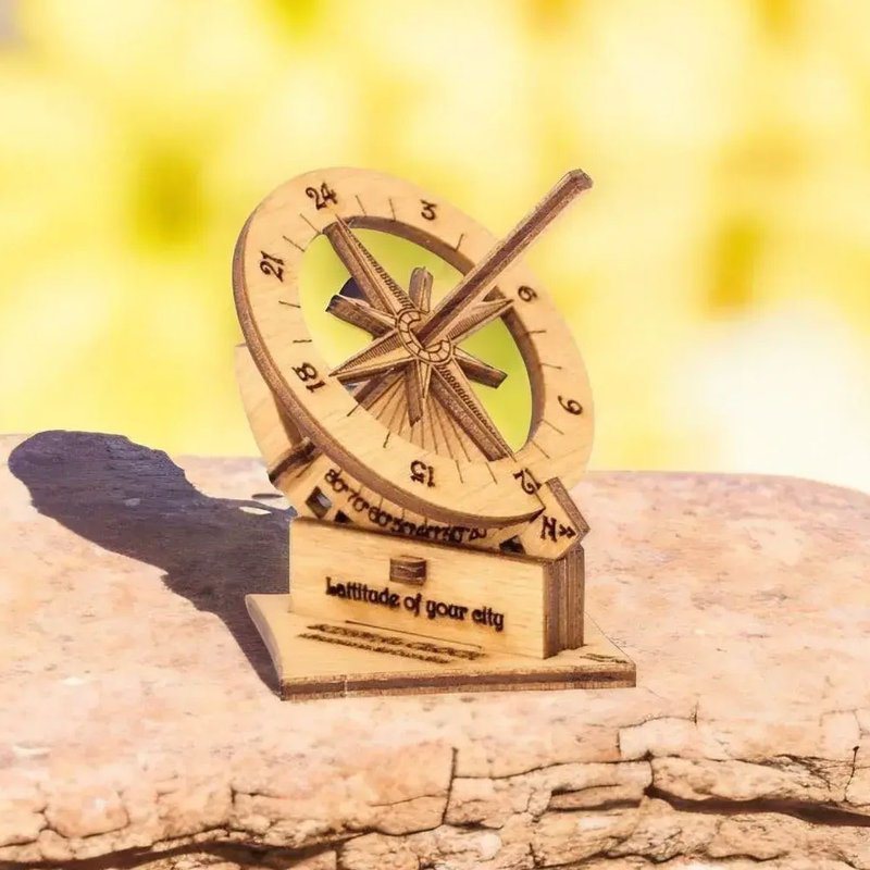 德国益智机关盒/日晷 - 桌游/玩具 - 木头 