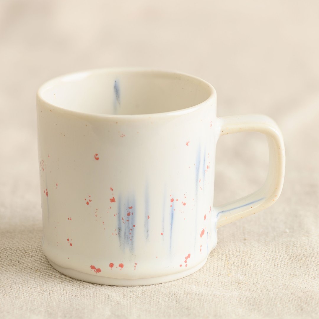 米粒点流动-杯器 - 咖啡杯/马克杯 - 瓷 