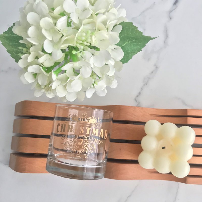 圣诞礼物|Meryy Christmas 庆祝圣诞威士忌对杯交换礼物节日礼物 - 酒杯/酒器 - 玻璃 