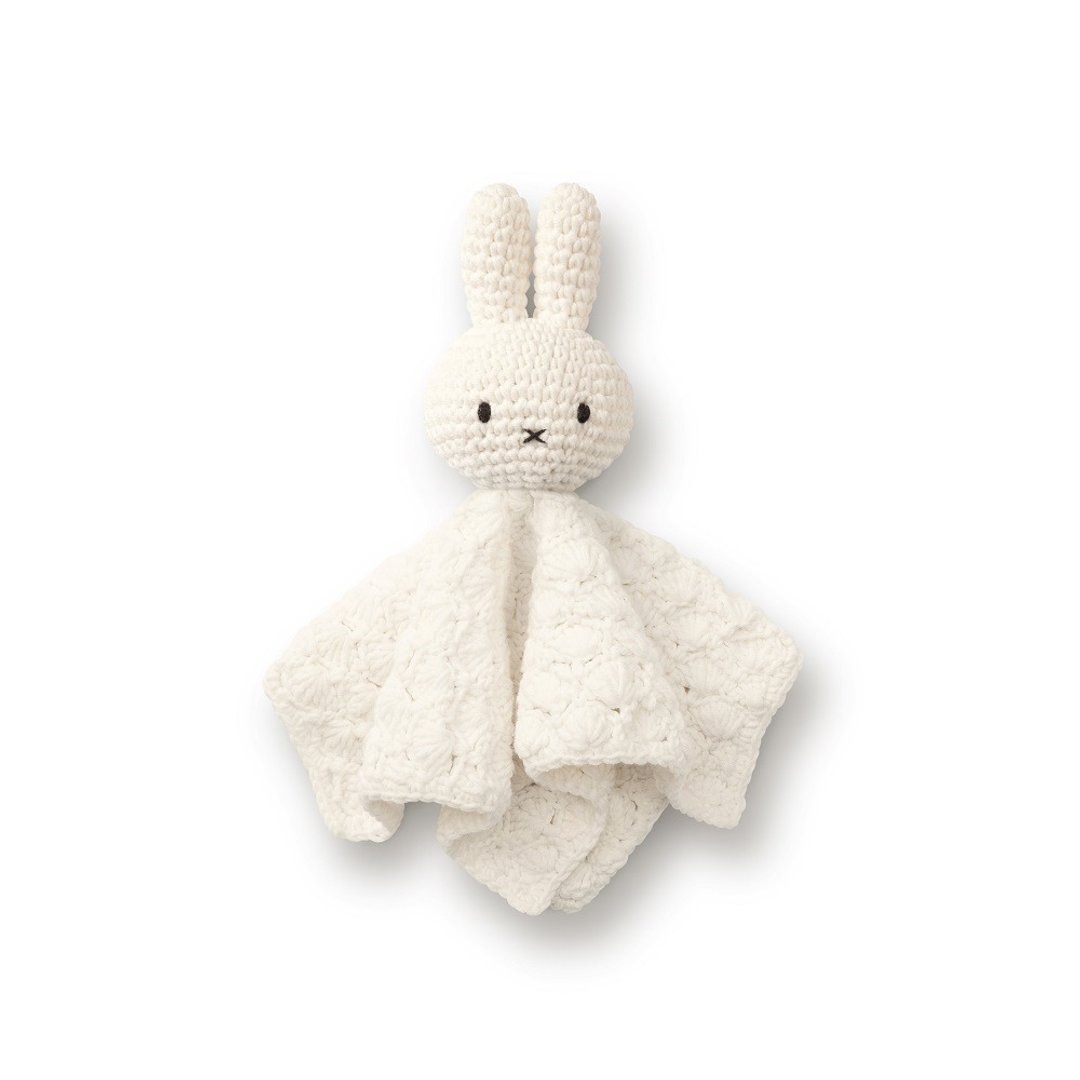 荷兰 Just Dutch | Miffy 米飞兔 婴幼儿安抚巾 复古款 白色 - 玩偶/公仔 - 棉 白色