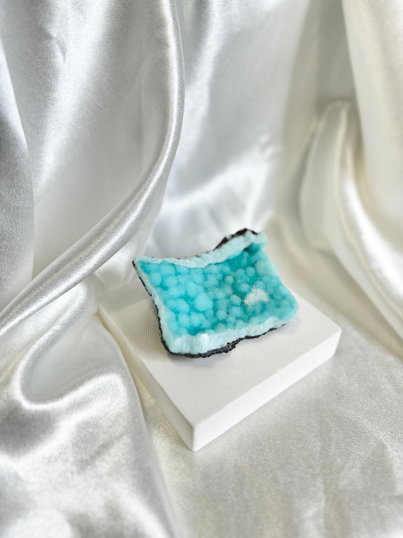 情人节礼盒 天然异极矿原石(不含手链) - 摆饰 - 水晶 蓝色