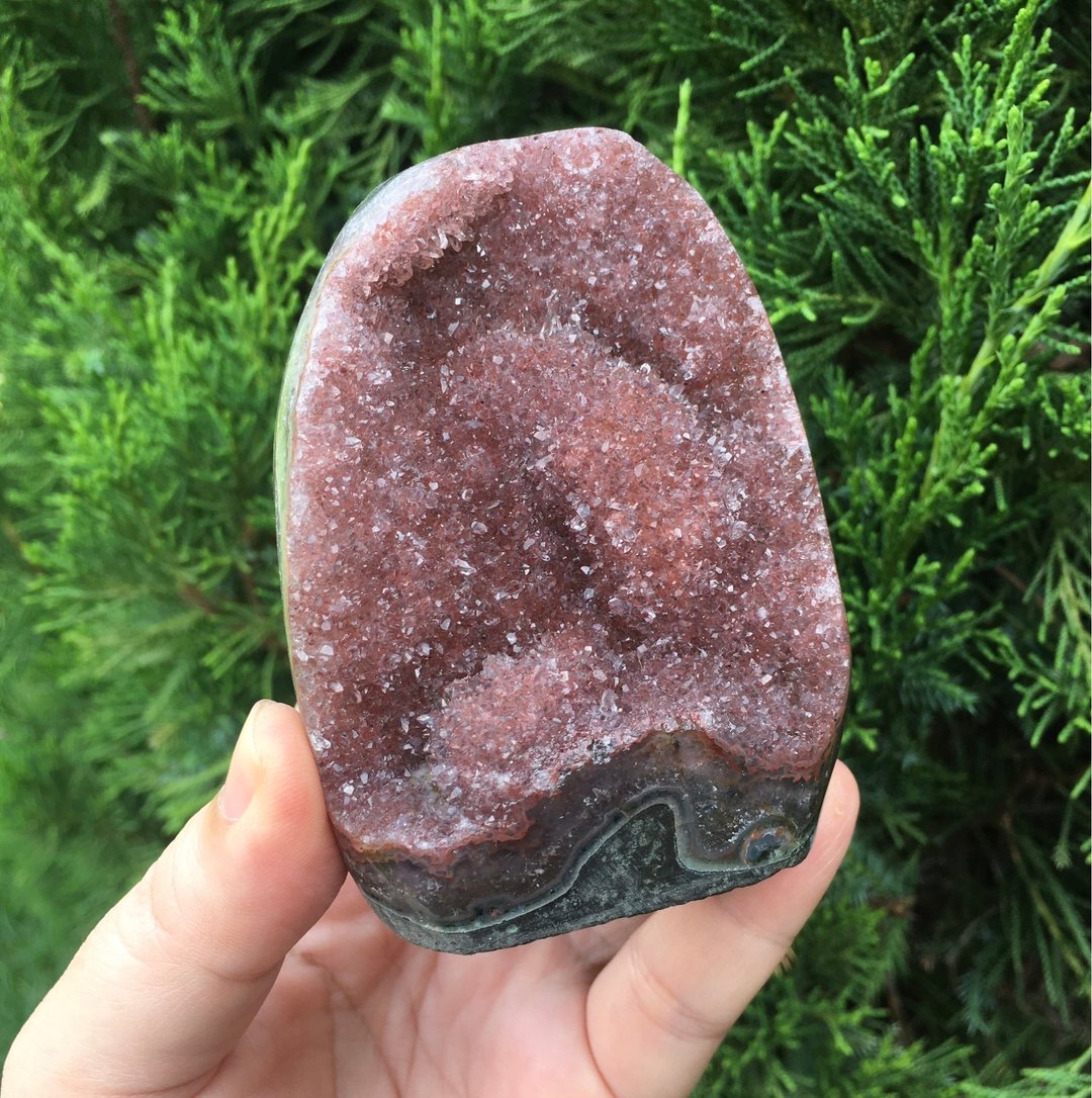 小精品 / 莓红色变种紫晶镇(巴西) /粉红紫水晶) - 其他 - 宝石 红色