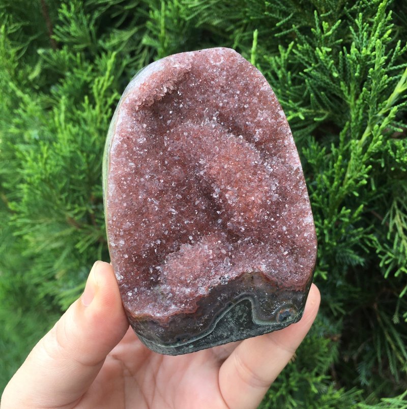 小精品 / 莓红色变种紫晶镇(巴西) /粉红紫水晶) - 其他 - 宝石 红色