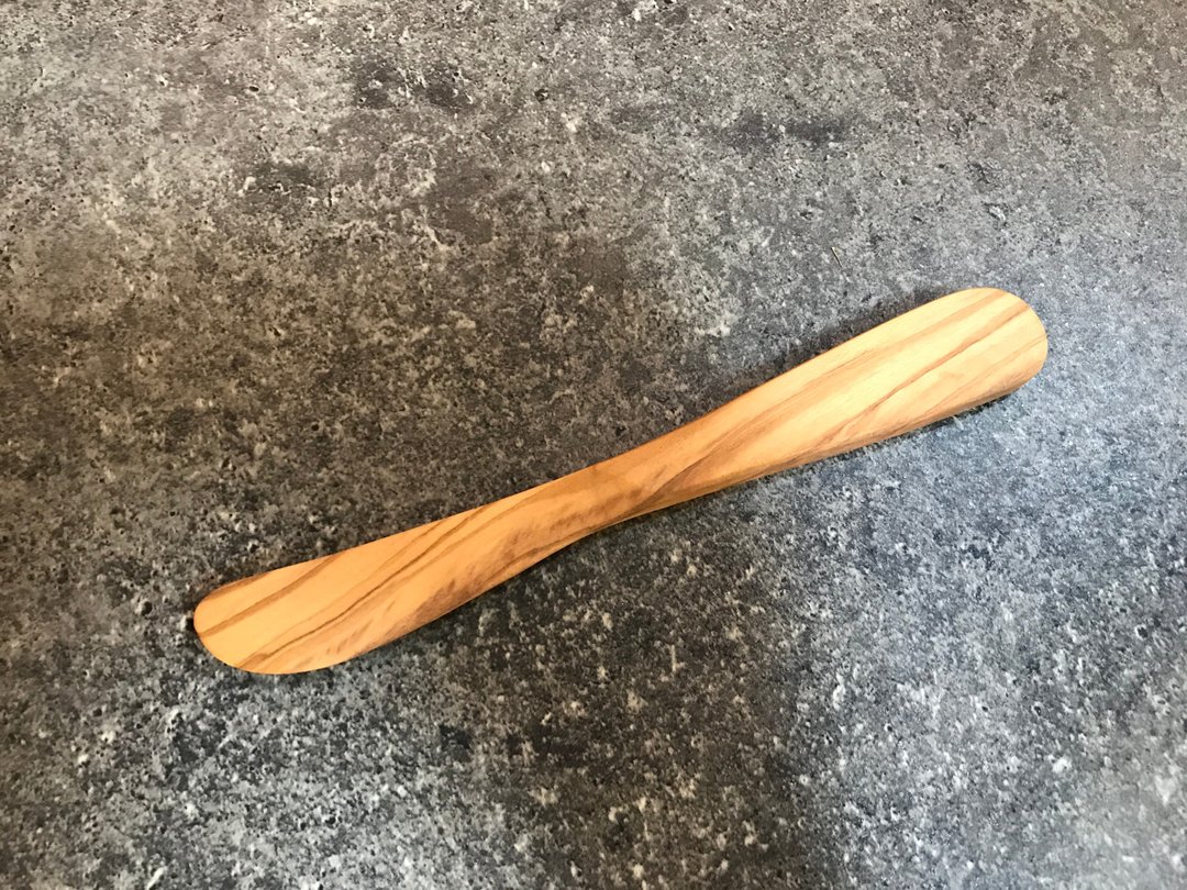 意大利Zen Forest橄榄木实木抹刀Olive wood spatula - 筷子/筷架 - 木头 卡其色