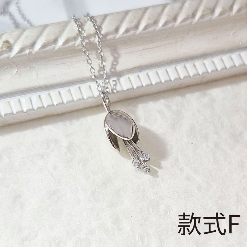 【福袋】小巧奢华福袋(项链+耳环)  925手工银饰 - 项链 - 银 