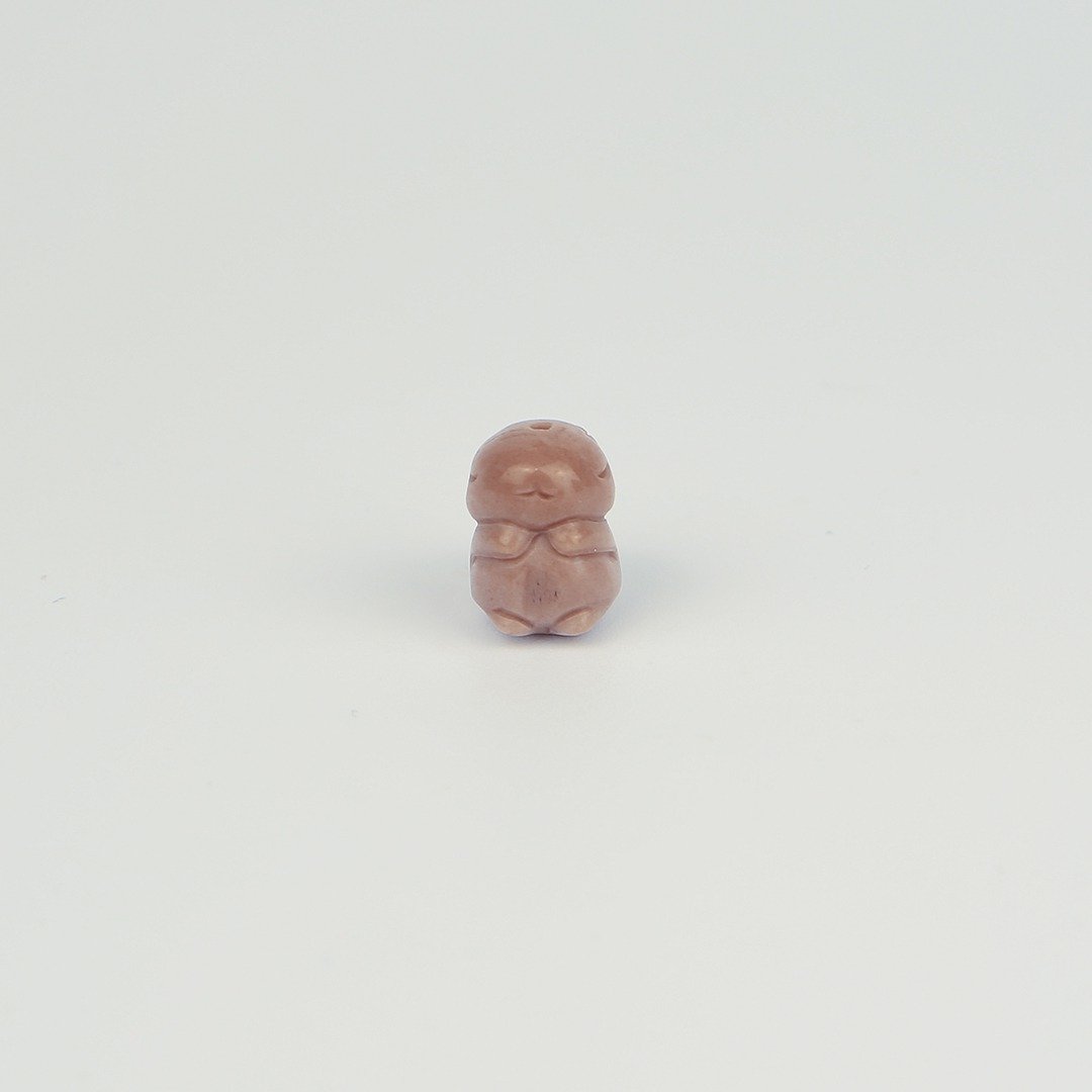 051948耕云兔/淡粉色/带孔素材/月夜城/阿拉善/晶石/天然/水晶 - 金工/饰品 - 水晶 粉红色