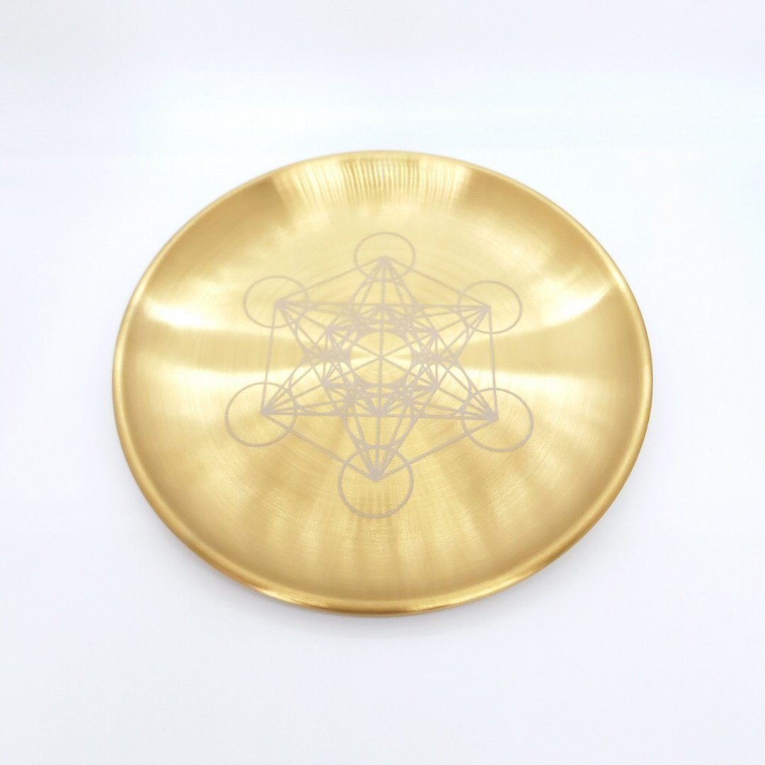 麦达昶立方(Metatron s Cube) 能量盘 - 其他 - 其他金属 金色