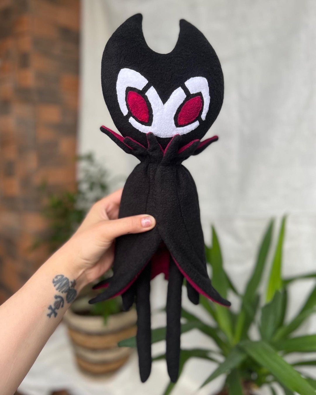 Hollow knight plush toy - 玩偶/公仔 - 其他金属 黑色