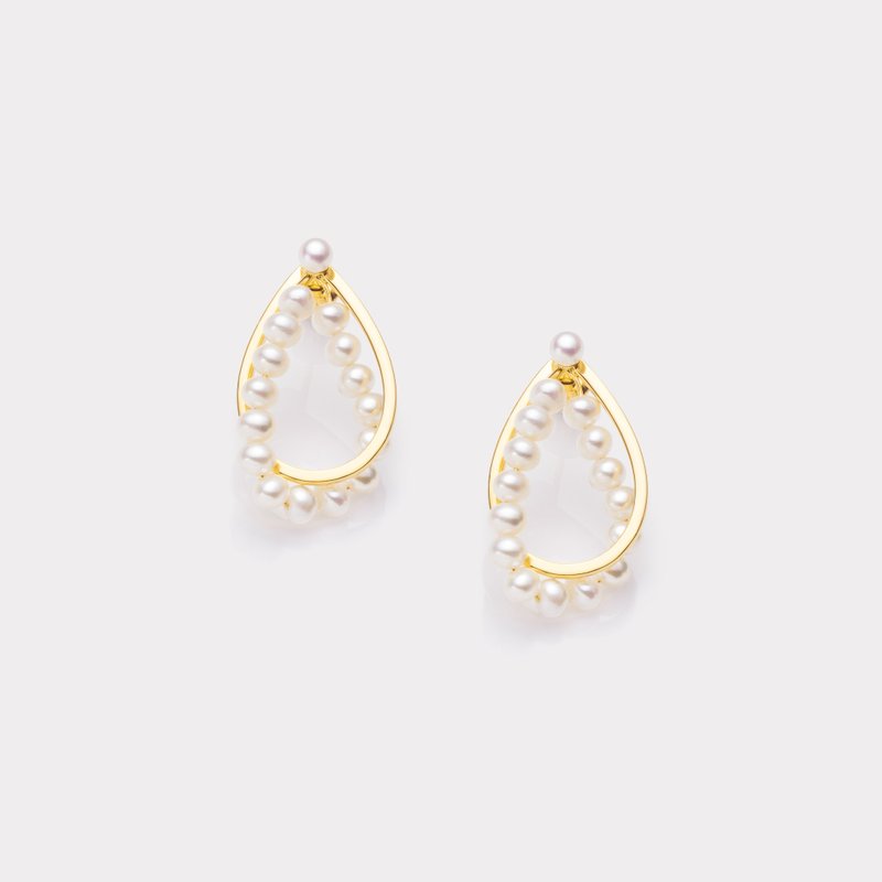 气质经典 / Daelyn earrings 一对 - 耳环/耳夹 - 其他金属 金色