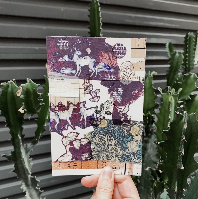 【城市印花-英国伦敦】皇家鹿苑 丝绒紫 日本和纸纸胶带 (带离型) - 纸胶带 - 纸 紫色