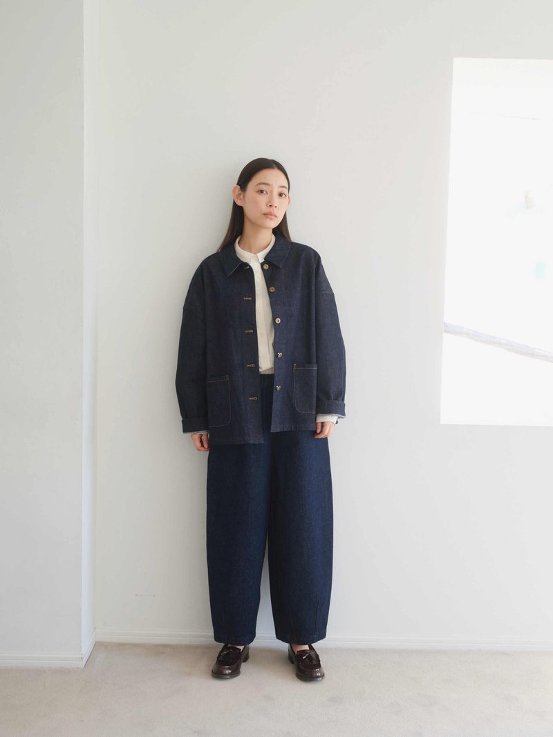 KOOW冈山牛仔短外套 复古工装牛仔衣 日系夹克 - 女装休闲/机能外套 - 棉．麻 多色