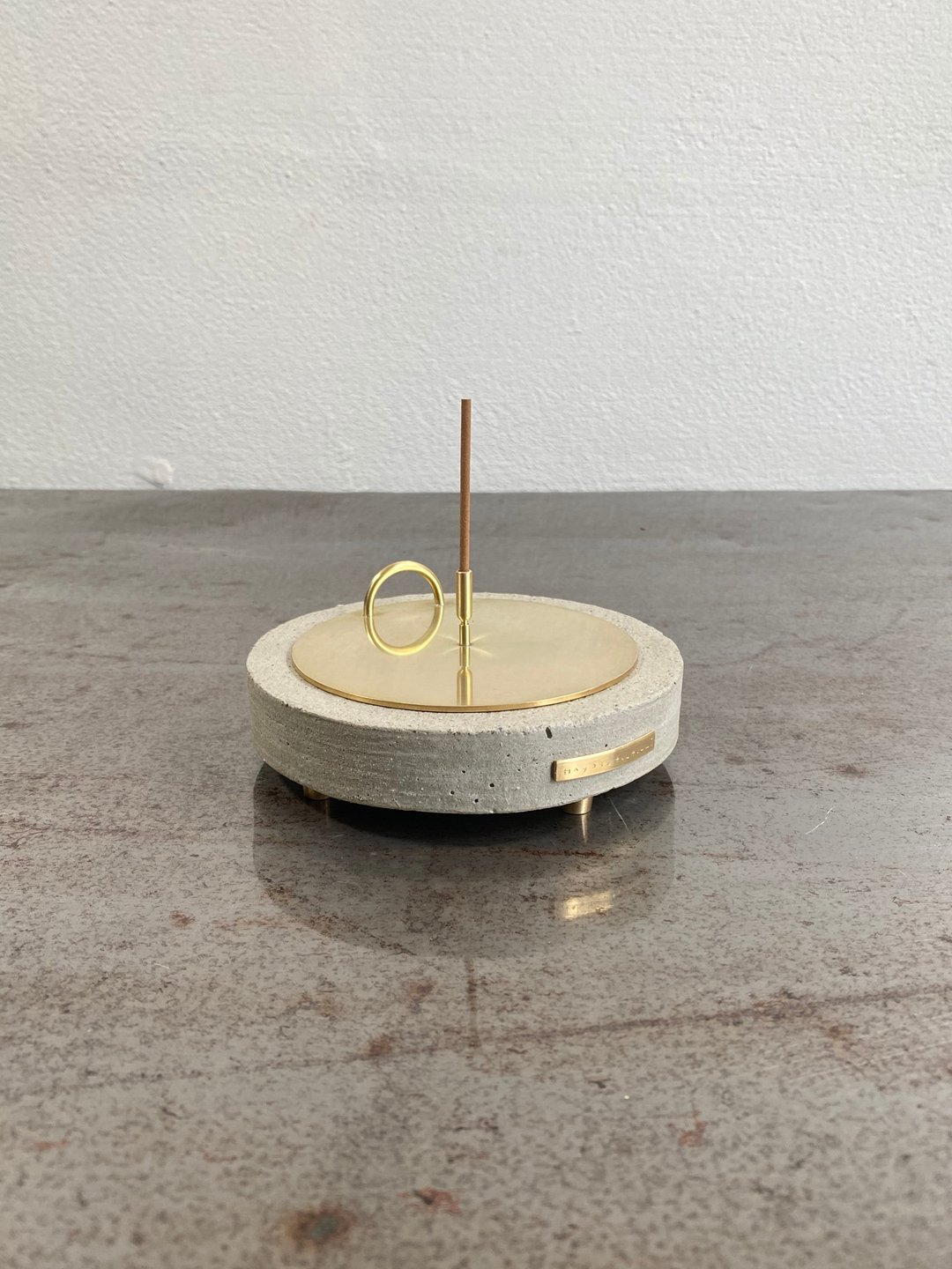 incense stand S R - 香薰/精油/线香 - 铜/黄铜 金色