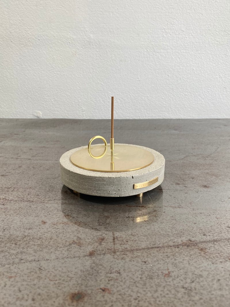 incense stand S R - 香薰/精油/线香 - 铜/黄铜 金色