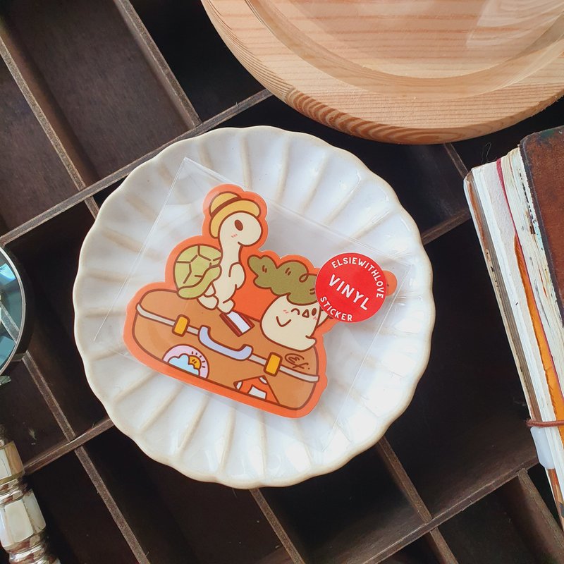 安全旅行乙烯基贴纸 - 贴纸 - 其他材质 多色