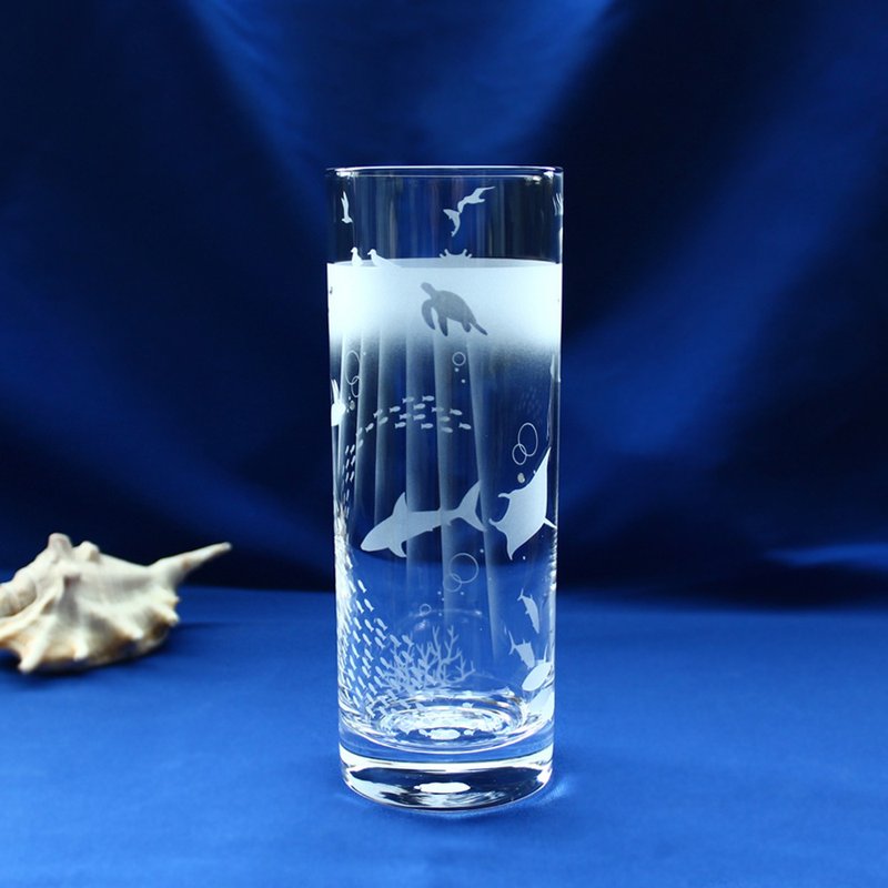 [海洋水族箱] 长型玻璃杯 - 玻璃杯 - 玻璃 透明
